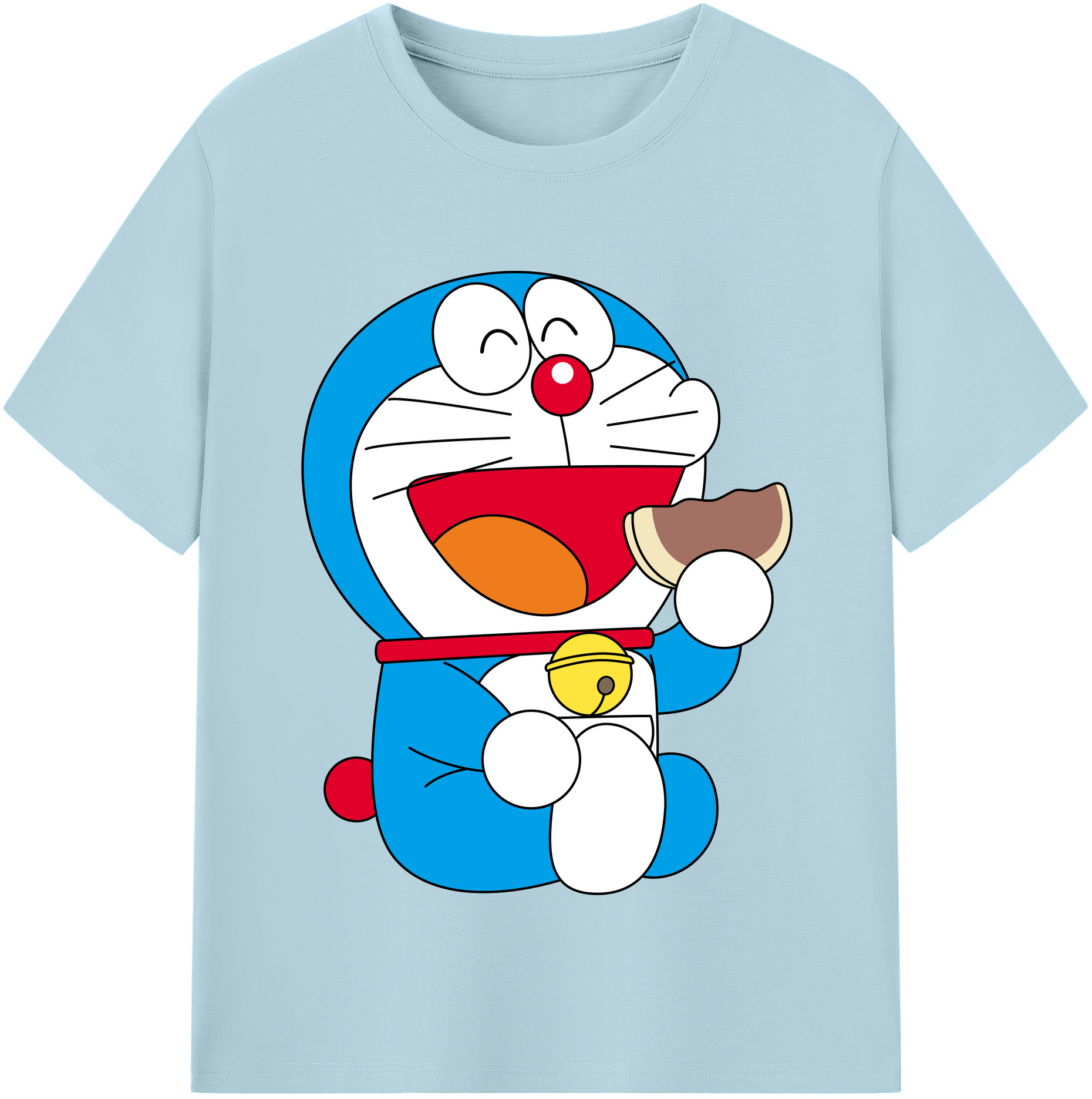 （画像用） ドラえもん Doraemon 綿100％半袖Tシャツ（フロントプリント）